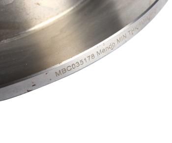 2 699 р. Диск тормозной OPEL Vectra B (-02) SAAB (-06) задний (1шт.) MANDO MANDO mbc035178  с доставкой в г. Майкоп. Увеличить фотографию 4