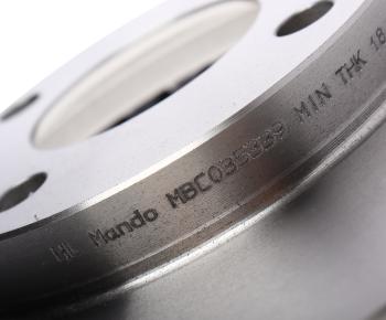 2 499 р. Диск тормозной VW Golf (79-97),Passat (81-88) AUDI 80 (73-91) передний (1шт.) MANDO MANDO mbc035339 MANDO mbc035339  с доставкой в г. Майкоп. Увеличить фотографию 4