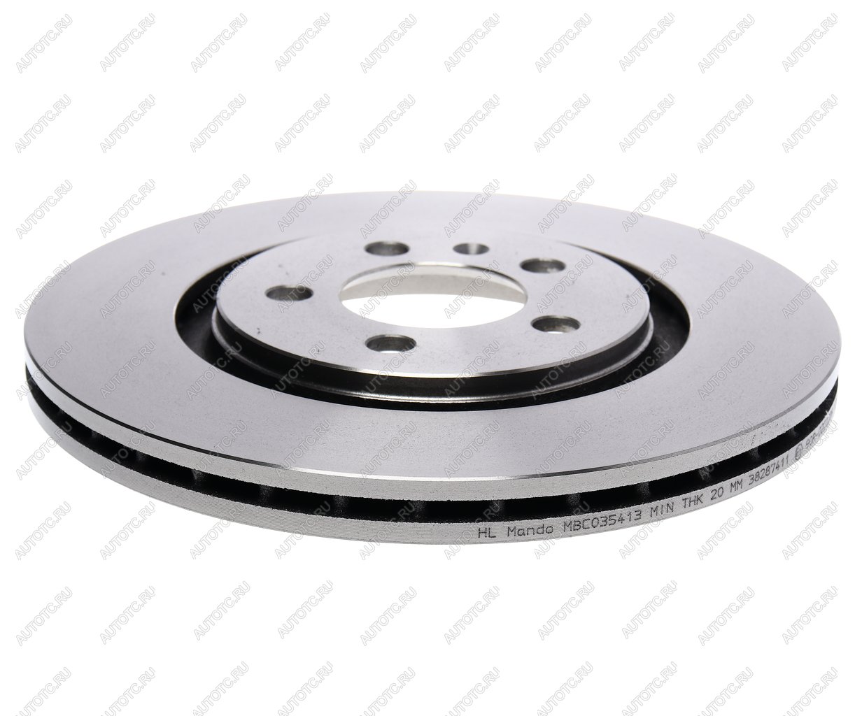 2 879 р. Диск тормозной VW Golf (91-97),Passat (91-96) SEAT Toledo (93-99) передний (1шт.) MANDO MANDO mbc035413 MANDO mbc035413  с доставкой в г. Майкоп