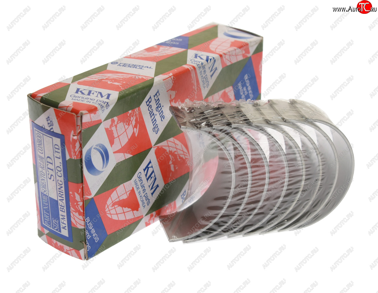 3 379 р. Вкладыши HYUNDAI ix35 (14-),Santa Fe (14-),Tucson (14-) (2.0) шатунные STD комплект (8шт.) KFM KFM 23060-2f921  с доставкой в г. Майкоп