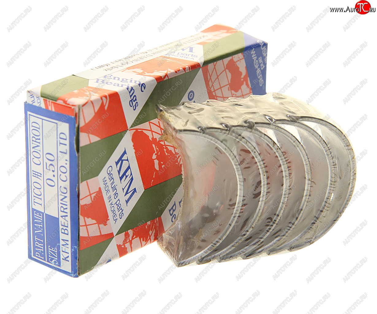 779 р. Вкладыши DAEWOO Matiz (0.8) шатунные d+0.50 комплект (6шт.) KFM KFM 96612214  с доставкой в г. Майкоп