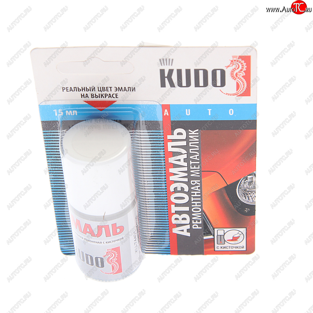 188 р. Краска CHANGAN W22 SNOWY WHITE SOLID белая с кистью 15мл KUDO KUDO ku-74401  с доставкой в г. Майкоп