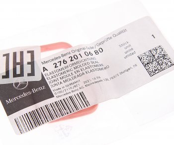 1 849 р. Прокладка MERCEDES (M276) насоса водяного OE MERCEDES a2762010680 MERCEDES a2762010680  с доставкой в г. Майкоп. Увеличить фотографию 2