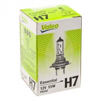 154 р. Лампа 12V H7 55W PX26d (1шт.) Essential VALEO VALEO 032009 VALEO 032009  с доставкой в г. Майкоп. Увеличить фотографию 2