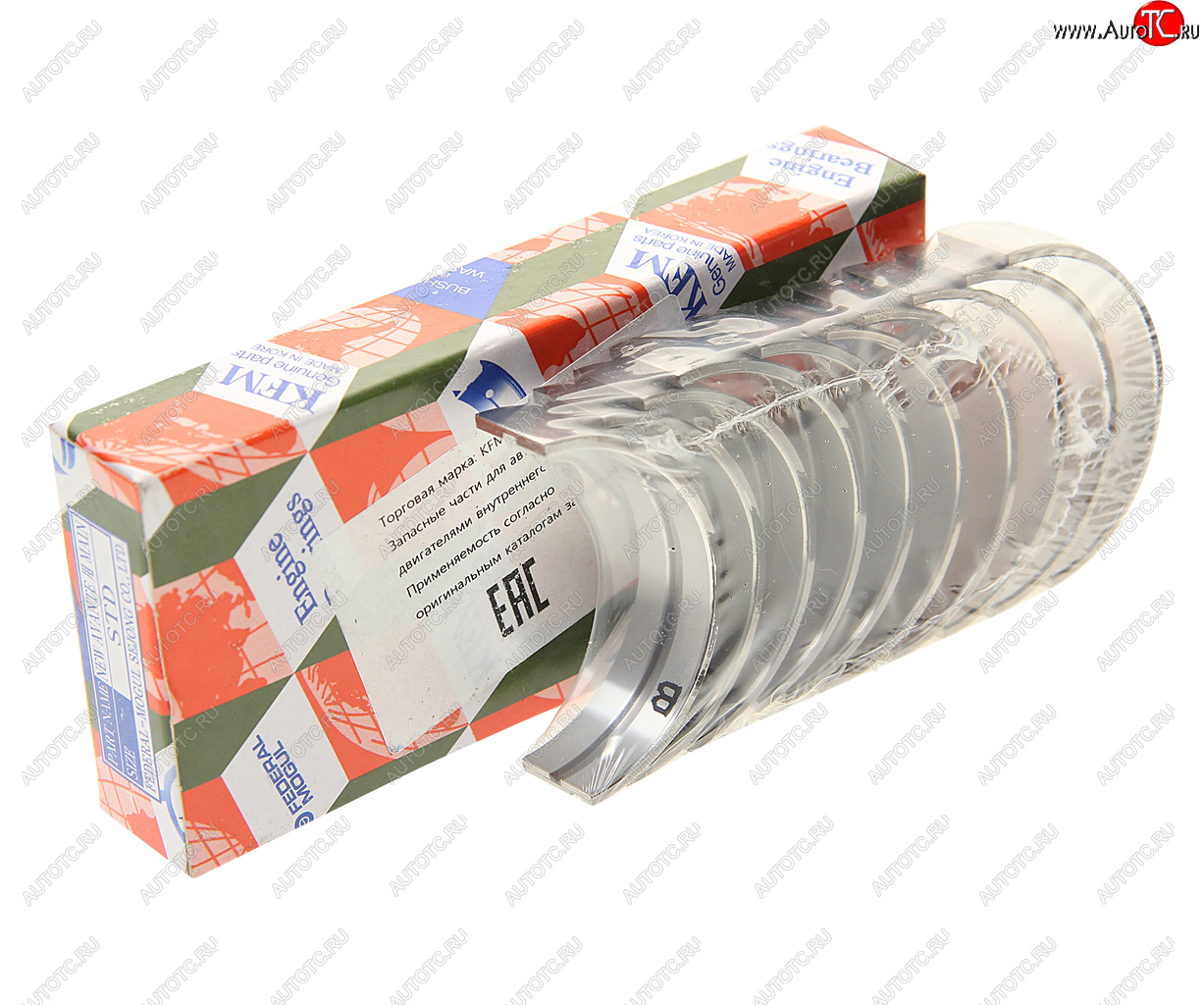 2 259 р. Вкладыши HYUNDAI Solaris (11-) KIA Rio (11-) коренные STD комплект (10шт.) KFM KFM 21020-2b101  с доставкой в г. Майкоп