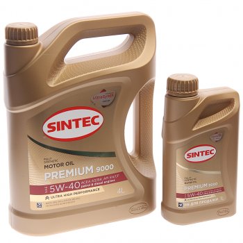 2 669 р. Масло моторное Premium 9000 A3B4 5W40 синт.4+1л SINTEC SINTEC 600230  с доставкой в г. Майкоп. Увеличить фотографию 1