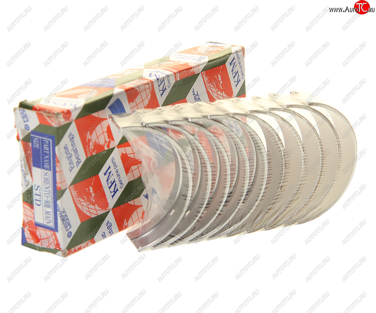 3 799 р. Вкладыши HYUNDAI Santa Fe (10-) (2.2),ix35 (10-) (2.0) (TCI) коренные STD комплект (10шт.) KFM KFM 21020-2f902  с доставкой в г. Майкоп