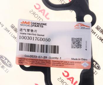 649 р. Прокладка коллектора JAC S5 впускного OE JAC 1003017gd050  с доставкой в г. Майкоп. Увеличить фотографию 3