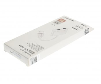 419 р. Переходник iPhone (5-) на jack 3.5 белый BOROFONE BOROFONE bv12 white  с доставкой в г. Майкоп. Увеличить фотографию 2