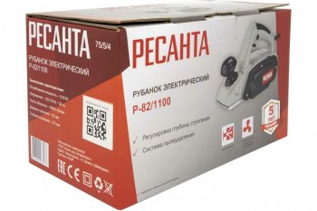 5 449 р. Рубанок электрический 1100Вт 82мм 16000обмин. РЕСАНТА РЕСАНТА 7554  с доставкой в г. Майкоп. Увеличить фотографию 17