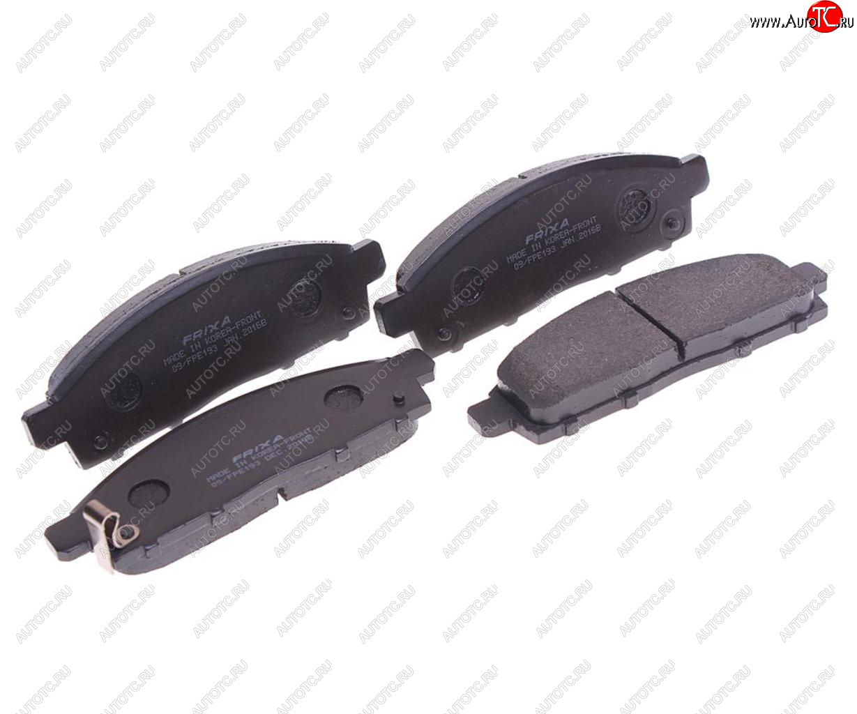 999 р. Колодки тормозные передние (4шт.) HANKOOK FRIXA Mitsubishi Montero Sport PA рестайлинг (2000-2008)  с доставкой в г. Майкоп
