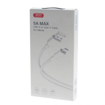 359 р. Кабель iPhone (5-) 1м XO XO nb249 white  с доставкой в г. Майкоп. Увеличить фотографию 2