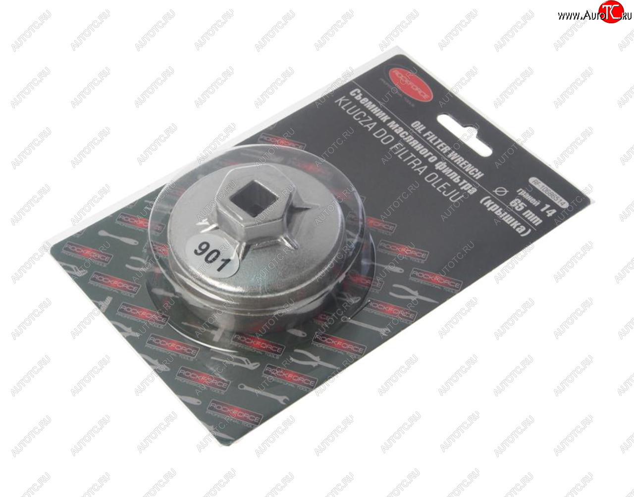 719 р. Съемник фильтров масляных 64мм 14-ти гранный чашка ROCKFORCE ROCKFORCE rf-10686414  с доставкой в г. Майкоп