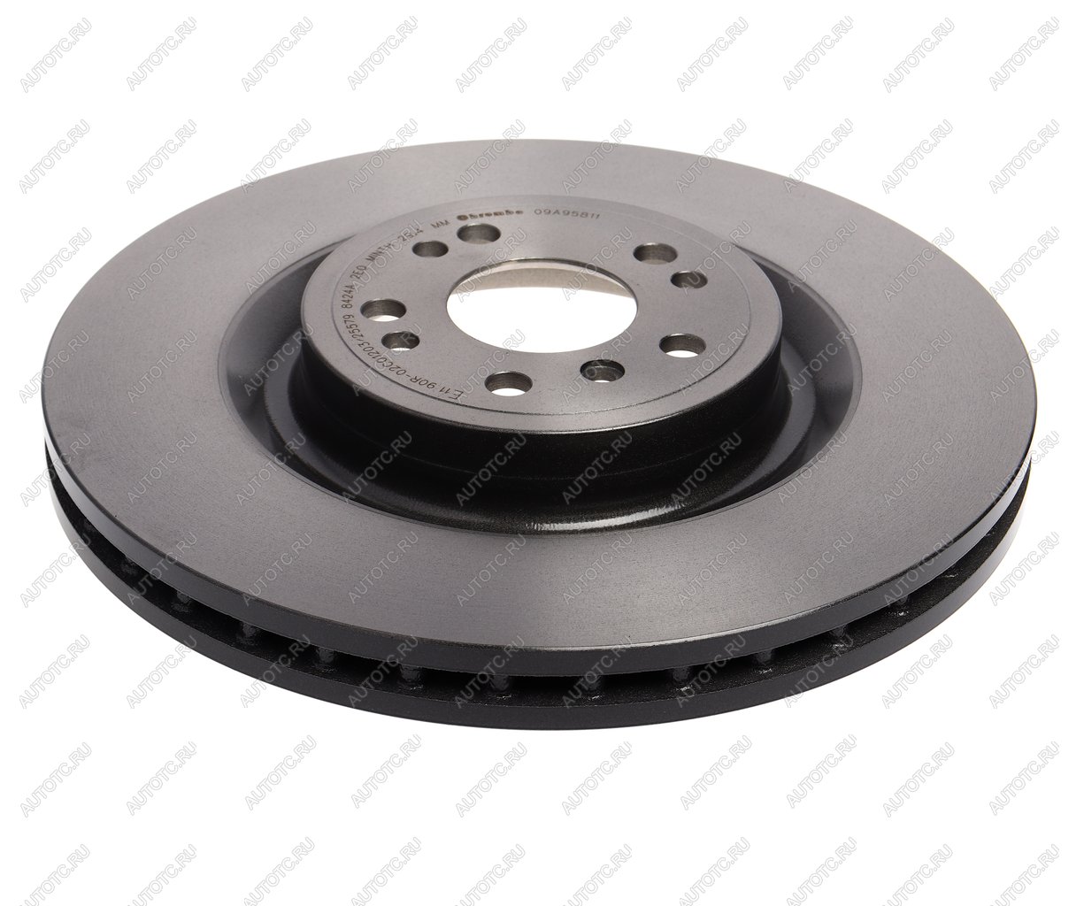 11 199 р. Диск тормозной MERCEDES M (W166) передний (1шт.) BREMBO BREMBO 09a95811  с доставкой в г. Майкоп