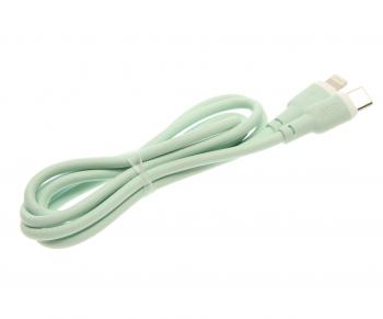389 р. Кабель iPhone (5-)-USB Type C 1м XO XO nb208a green  с доставкой в г. Майкоп. Увеличить фотографию 1
