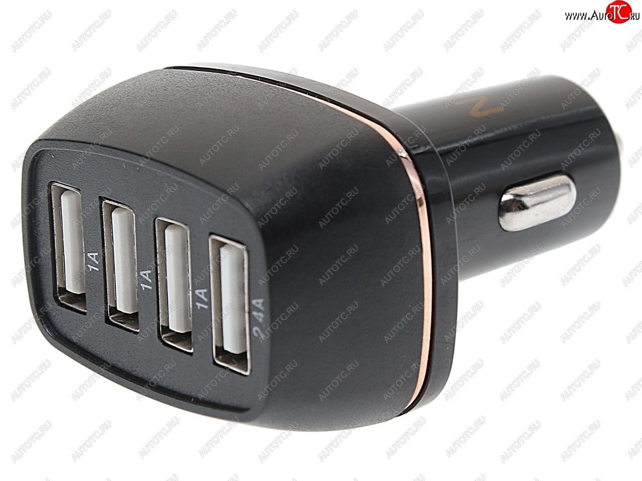 619 р. Устройство зарядное в прикуриватель 4USB 12V Quick Charge FAISON FAISON fs-z-423 black  с доставкой в г. Майкоп