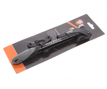 859 р. Насос велосипедный алюминиевый с манометром 21x220мм BEE PUMP BEE PUMP m21b-02  с доставкой в г. Майкоп. Увеличить фотографию 1