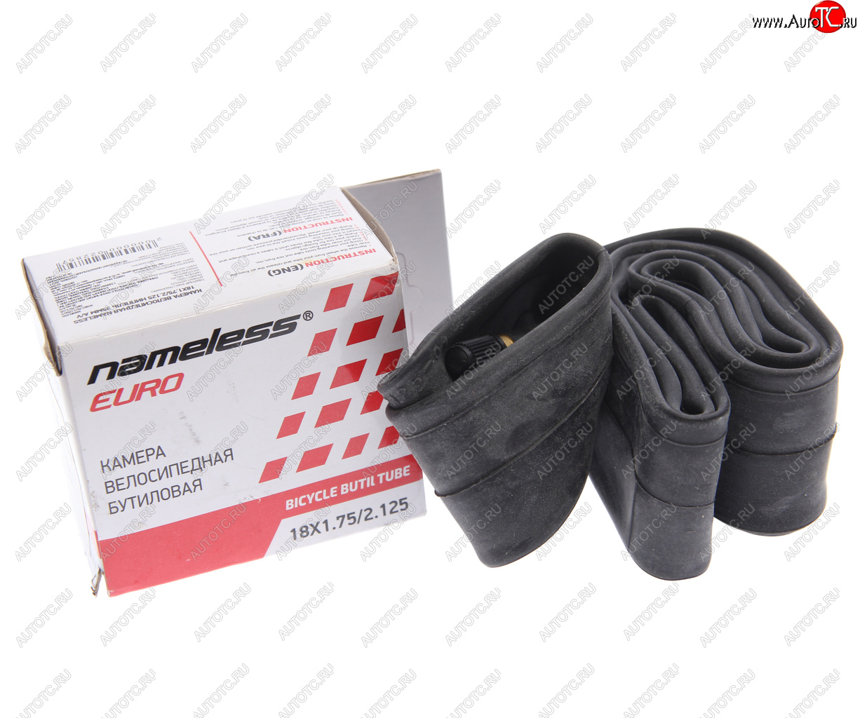 178 р. Камера велосипедная 18 1.75х2.125 автовентиль NAMELESS NAMELESS n18x1.752.125av  с доставкой в г. Майкоп