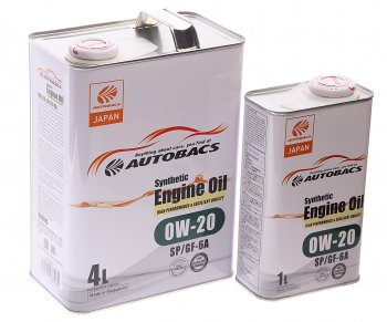 3 499 р. Масло моторное ENGINE OIL 0W20 синт.4л+1л Сингапур AUTOBACS AUTOBACS a00032424-0201  с доставкой в г. Майкоп. Увеличить фотографию 1