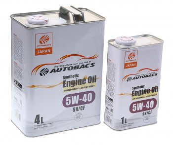 3 899 р. Масло моторное ENGINE OIL 5W40 синт.4л+1л Сингапур AUTOBACS AUTOBACS a00032432-5401  с доставкой в г. Майкоп. Увеличить фотографию 1