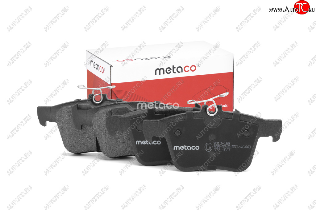 1 199 р. Колодки тормозные VW Golf (14-) AUDI A3 (12-),TT задние (4шт.) METACO METACO 3010-169 METACO 3010-169  с доставкой в г. Майкоп