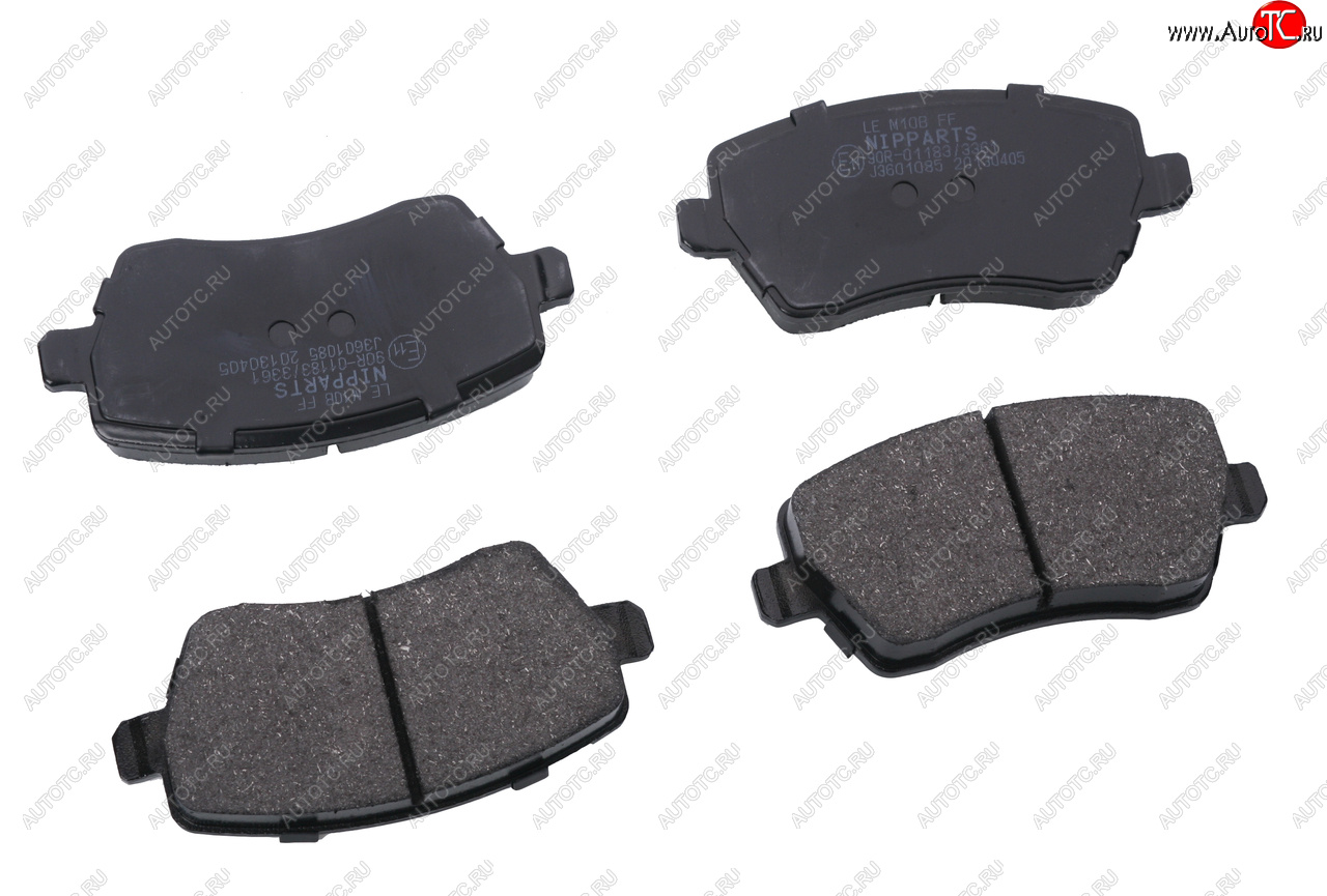 2 299 р. Колодки тормозные ЛАДА Vesta,Largus RENAULT Logan,Clio NISSAN Micra,Note передние (4шт.) NIPPARTS NIPPARTS j3601085 NIPPARTS j3601085  с доставкой в г. Майкоп