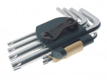 1 439 р. Набор ключей TORX Т6-Т60 Г-образных 15 предметов с держателем ROCKFORCE ROCKFORCE rf-5151  с доставкой в г. Майкоп. Увеличить фотографию 2