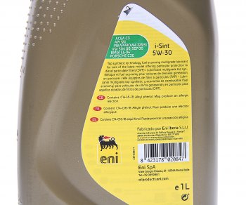 1 759 р. Масло моторное I-SINT 5W30 синт.1л ENI ENI 8003699008274  с доставкой в г. Майкоп. Увеличить фотографию 2