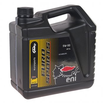 5 299 р. Масло моторное EUROSPORT 5W50 синт.4л ENI ENI 8423178020106  с доставкой в г. Майкоп. Увеличить фотографию 1
