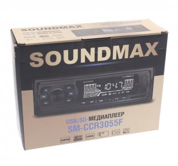 1 799 р. Магнитола автомобильная 1DIN SOUNDMAX SOUNDMAX sm-ccr3055f SOUNDMAX sm-ccr3055f  с доставкой в г. Майкоп. Увеличить фотографию 2