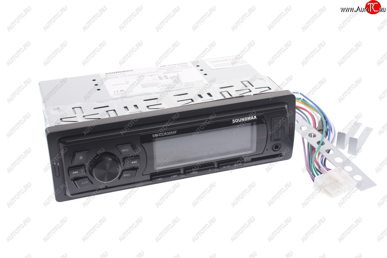 1 799 р. Магнитола автомобильная 1DIN SOUNDMAX SOUNDMAX sm-ccr3055f SOUNDMAX sm-ccr3055f  с доставкой в г. Майкоп