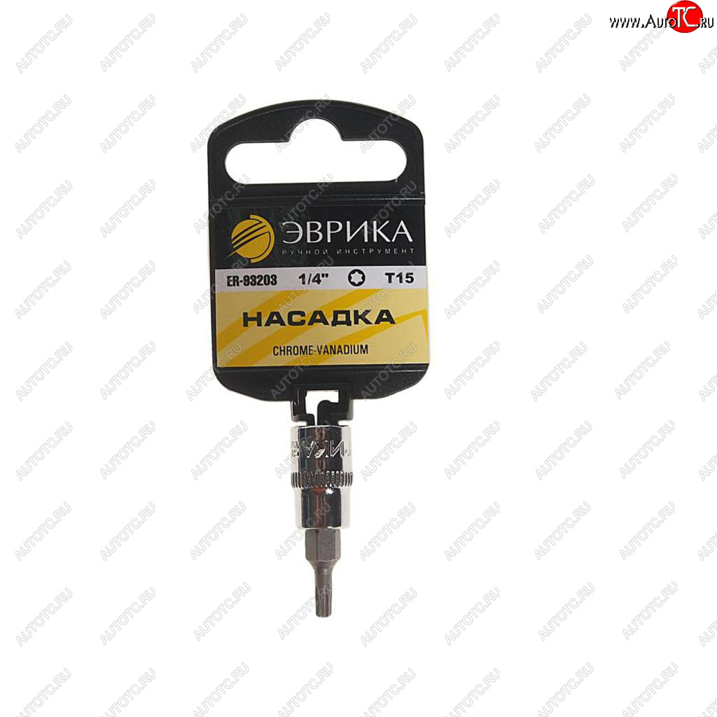 30 р. Бита-головка 14 TORX T15х37мм с держателем ЭВРИКА ЭВРИКА er-93203h  с доставкой в г. Майкоп