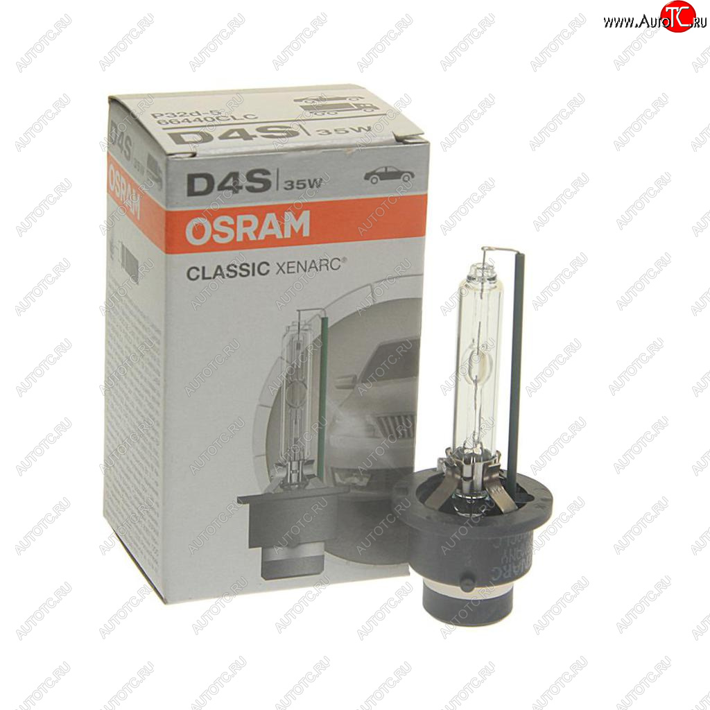 4 399 р. Лампа ксеноновая D4S 35W P32d-5 4150K 42V Classic OSRAM OSRAM 66440clc-fs OSRAM 66440clc-fs  с доставкой в г. Майкоп
