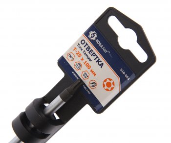 208 р. Отвертка TORX T25х100мм магнитная КОБАЛЬТ КОБАЛЬТ 910-065  с доставкой в г. Майкоп. Увеличить фотографию 2