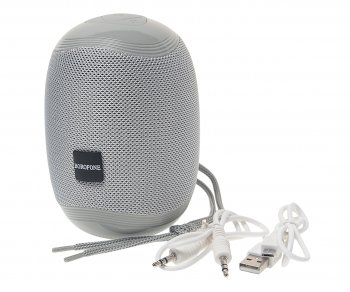 889 р. Колонка беспроводная bluetooth BOROFONE BOROFONE br6 grey  с доставкой в г. Майкоп. Увеличить фотографию 1