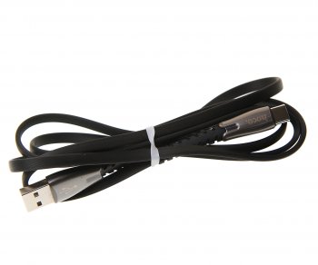 379 р. Кабель USB Type C 1м черный HOCO HOCO u58  с доставкой в г. Майкоп. Увеличить фотографию 1