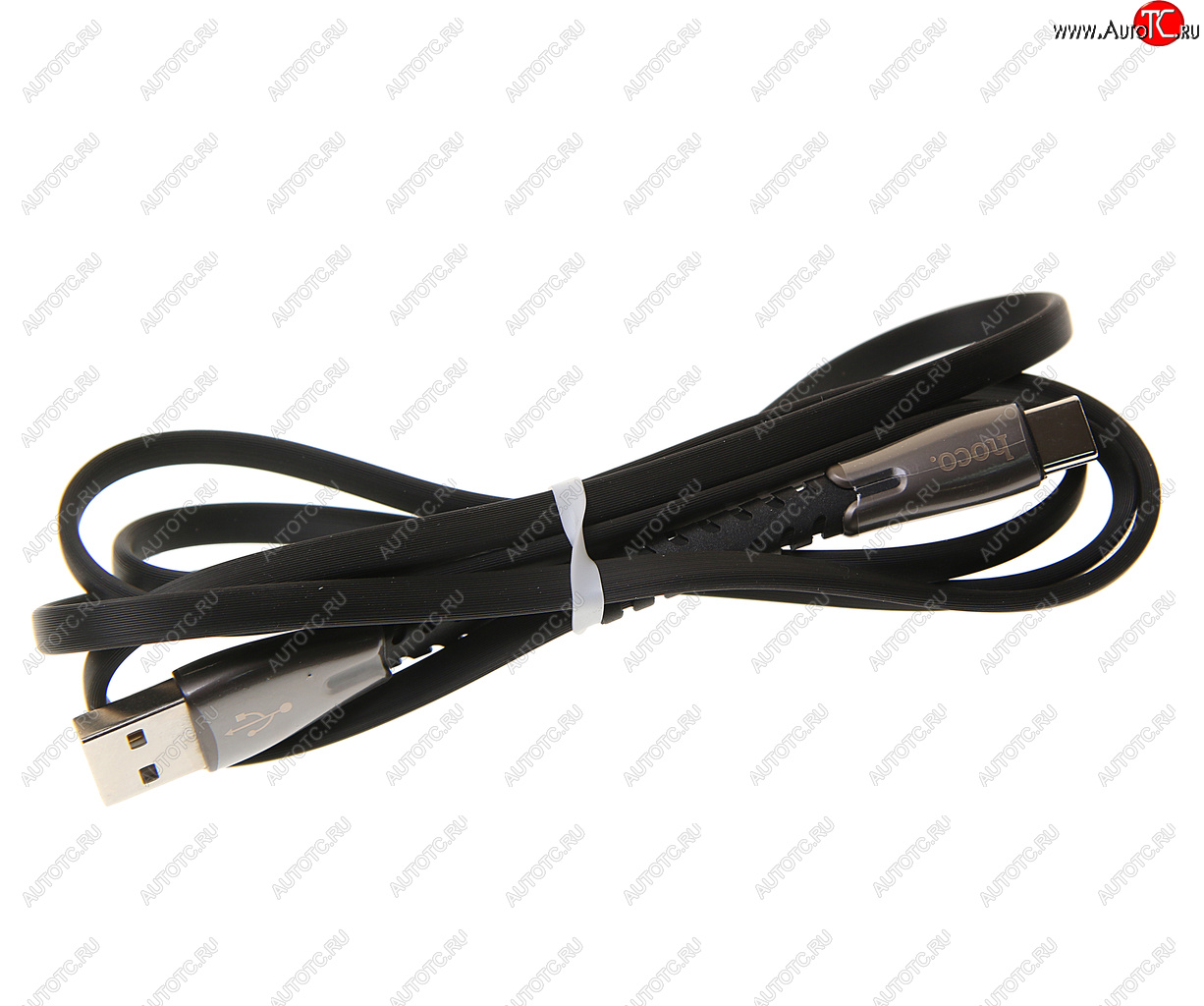 379 р. Кабель USB Type C 1м черный HOCO HOCO u58  с доставкой в г. Майкоп