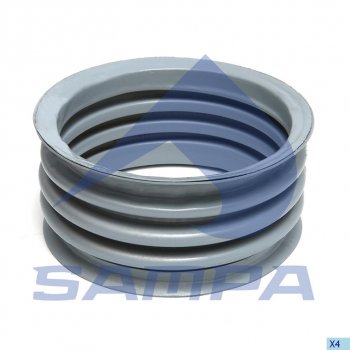 4 299 р. Труба выхлопная глушителя DAF (d=148 L=60) SAMPA SAMPA 052.173  с доставкой в г. Майкоп. Увеличить фотографию 1
