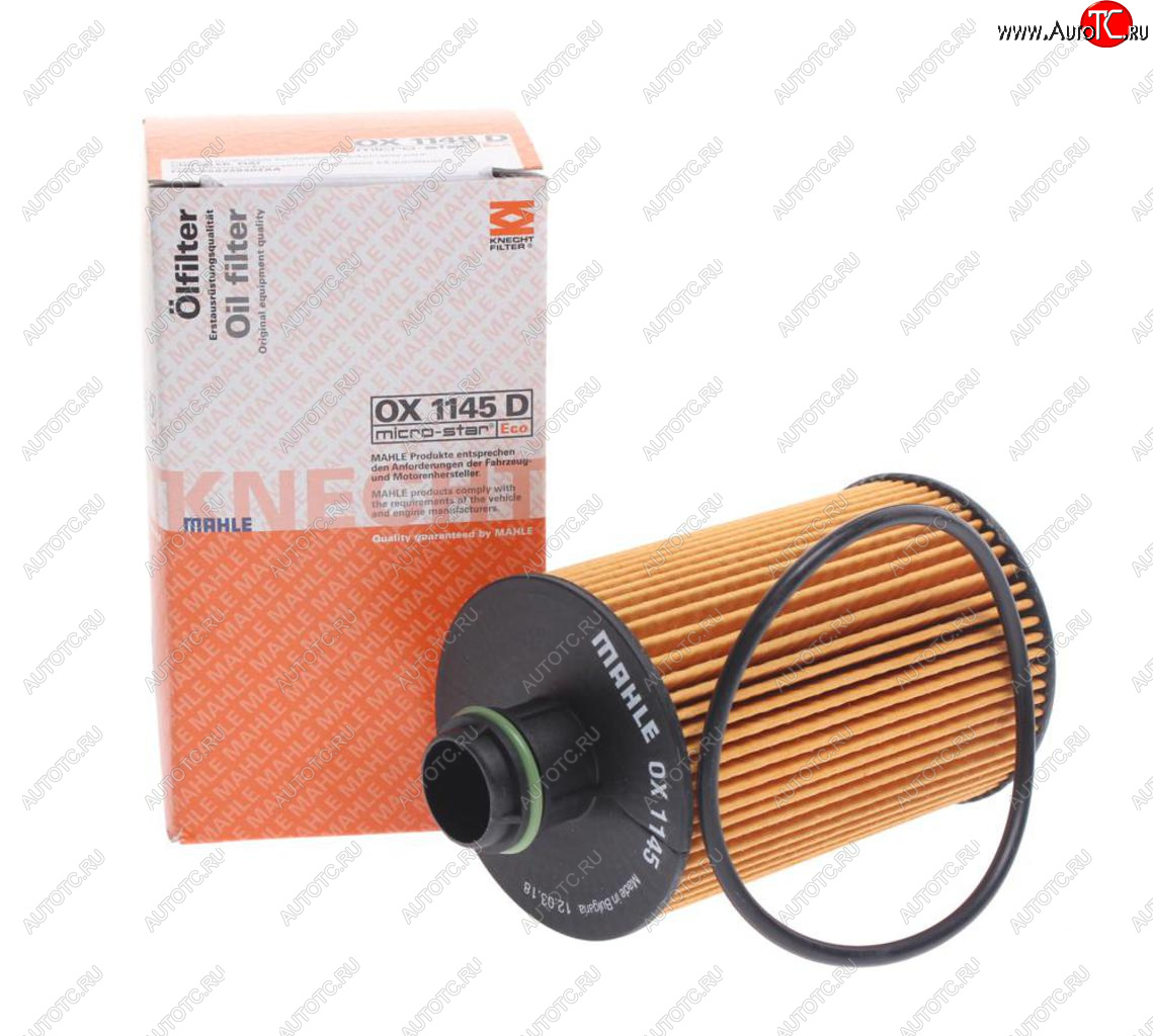 2 469 р. Фильтр масляный JEEP Grand Cherokee 3 (WH) (09-10) MAHLE MAHLE ox1145d  с доставкой в г. Майкоп