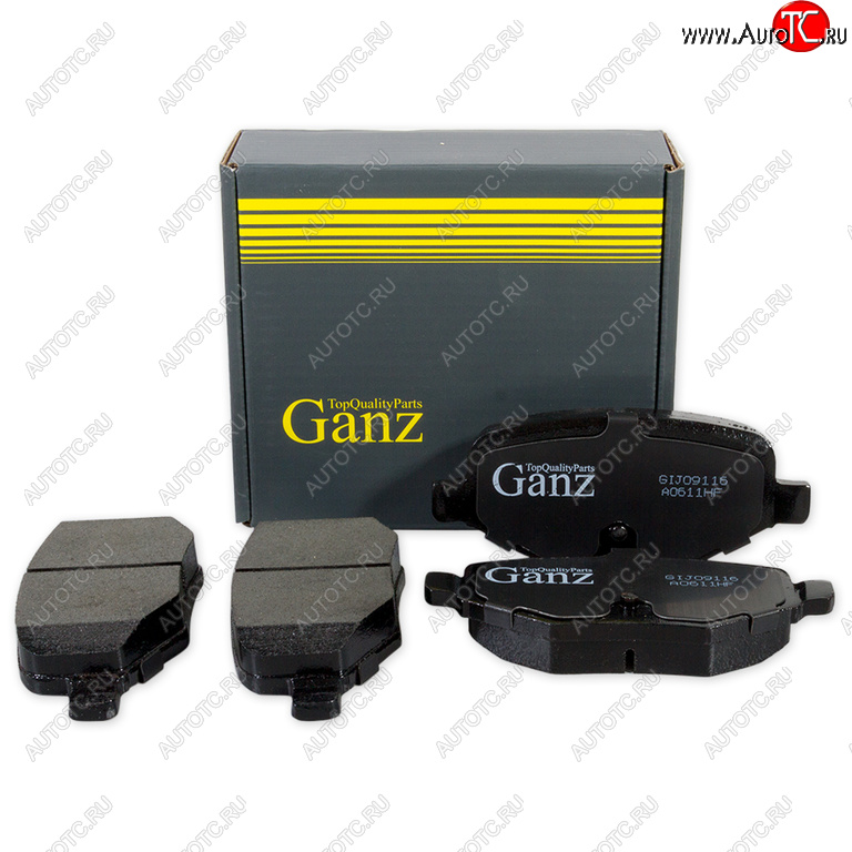1 789 р. Колодки тормозные FORD Explorer (-11) задние (4шт.) GANZ GANZ gij09116 GANZ gij09116  с доставкой в г. Майкоп
