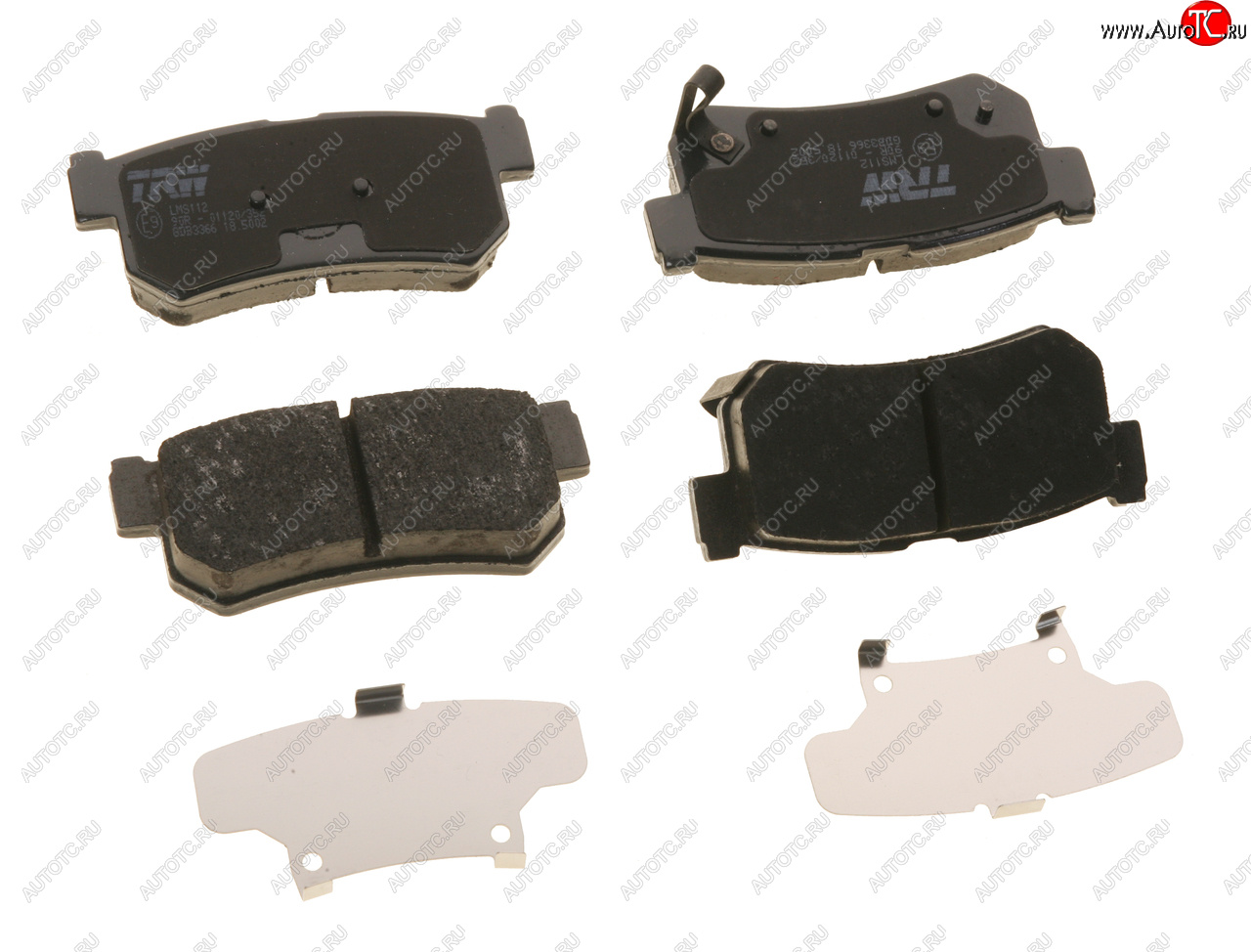 2 679 р. Колодки тормозные SSANGYONG Actyon (06-),Kyron (05-),Rexton (06-) (5-LINK) задние (4шт.) TRW TRW gdb3366  с доставкой в г. Майкоп