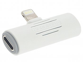 599 р. Переходник iPhone (5-) на jack 3.5 + зарядка белый BOROFONE BOROFONE bv7 white BOROFONE bv7 white  с доставкой в г. Майкоп. Увеличить фотографию 1