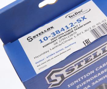 1 859 р. Провод высоковольтный HYUNDAI Elantra (1.61.82.0),Sonata 5 (06-) (2.0) комплект STELLOX STELLOX 10-38412-sx  с доставкой в г. Майкоп. Увеличить фотографию 4