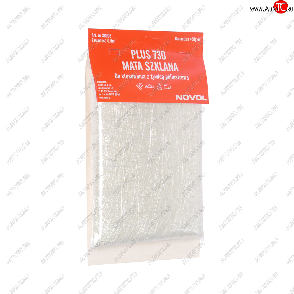 429 р. Стеклоткань PLUS 730 450г/м2х0.5 кв.м NOVOL NOVOL 36003 NOVOL 36003  с доставкой в г. Майкоп