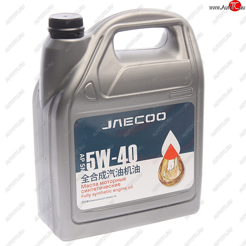 3 779 р. Масло моторное JAECOO 5W40 API SN синт.4л OE CHERY jaecoo5w404  с доставкой в г. Майкоп