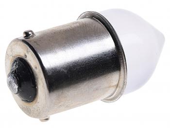 81 р. Лампа светодиодная 12V R5W BA15s конус матовая линза LED 9 SMD 3030 White MISTAR MISTAR mis-131159  с доставкой в г. Майкоп. Увеличить фотографию 1