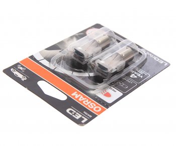 2 099 р. Лампа светодиодная 12V P21W BA15s блистер (2шт.) LEDriving SL Red OSRAM OSRAM 7506drp02b  с доставкой в г. Майкоп. Увеличить фотографию 2