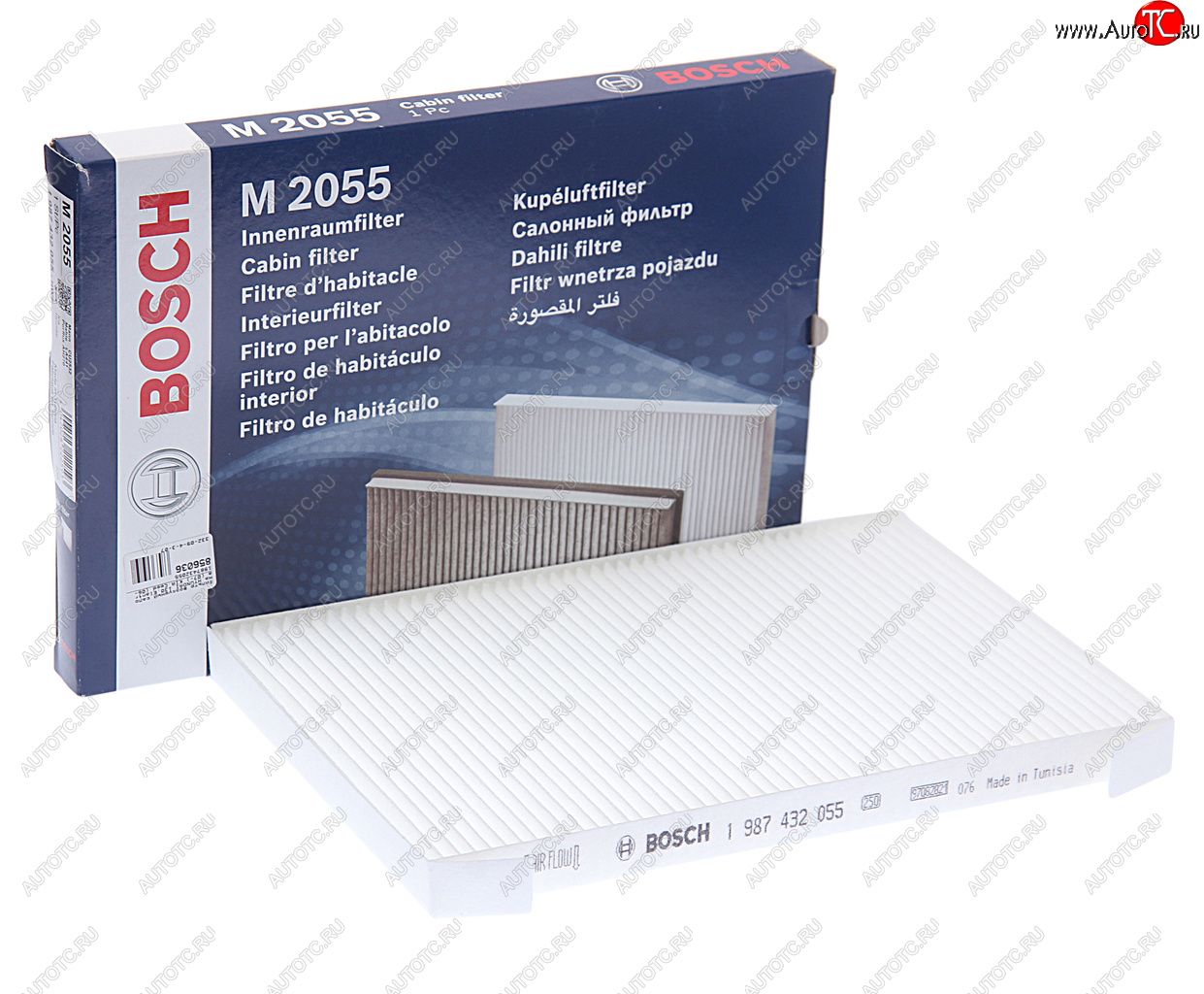 1 259 р. Фильтр воздушный салона HYUNDAI i30,Elantra (07-) KIA Ceed (06-) BOSCH BOSCH 1987432055  с доставкой в г. Майкоп