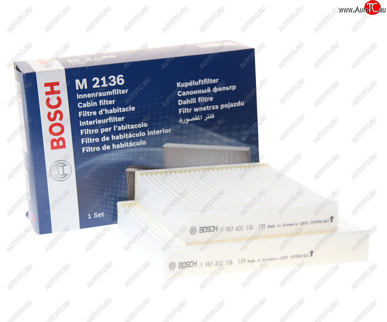 879 р. Фильтр воздушный салона PEUGEOT 207 (06-) BOSCH BOSCH 1987432136 BOSCH 1987432136  с доставкой в г. Майкоп