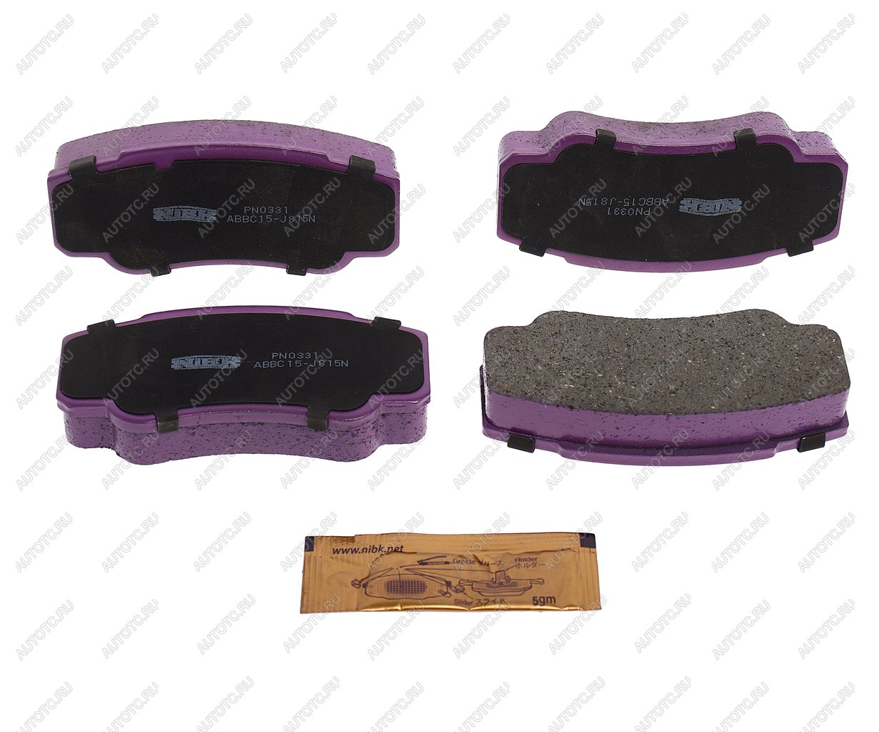 2 699 р. Колодки тормозные PEUGEOT Boxer (94-02) CITROEN Jumper FIAT Ducato (94-) задние (4шт.) NIBK NIBK pn0331 NIBK pn0331  с доставкой в г. Майкоп